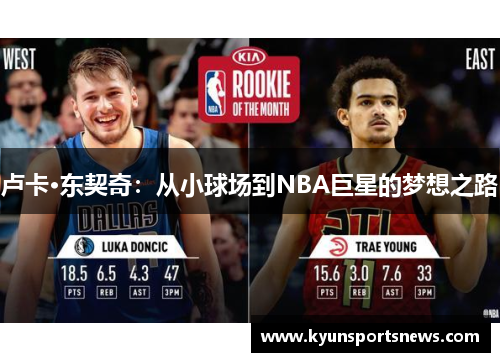 卢卡·东契奇：从小球场到NBA巨星的梦想之路